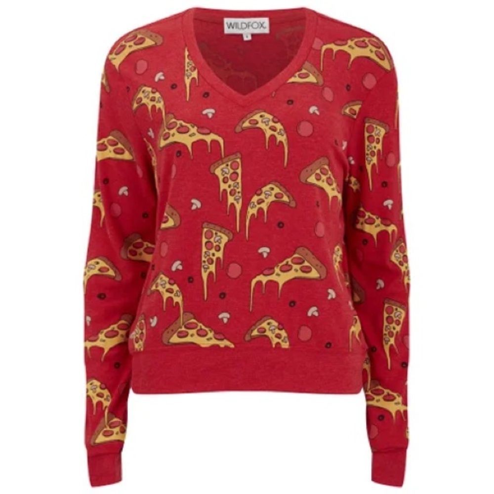 Wildfox pizza sweater